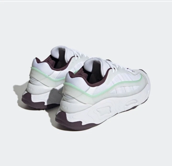 Men s Adidas Originals Oznova Cloud White Shadow Maroon Beam Green