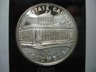 OHIO STATE OF THE UNION SERIES 1.1 OZ .999 FINE SILVER PROOF UNC TOKEN/MEDAL