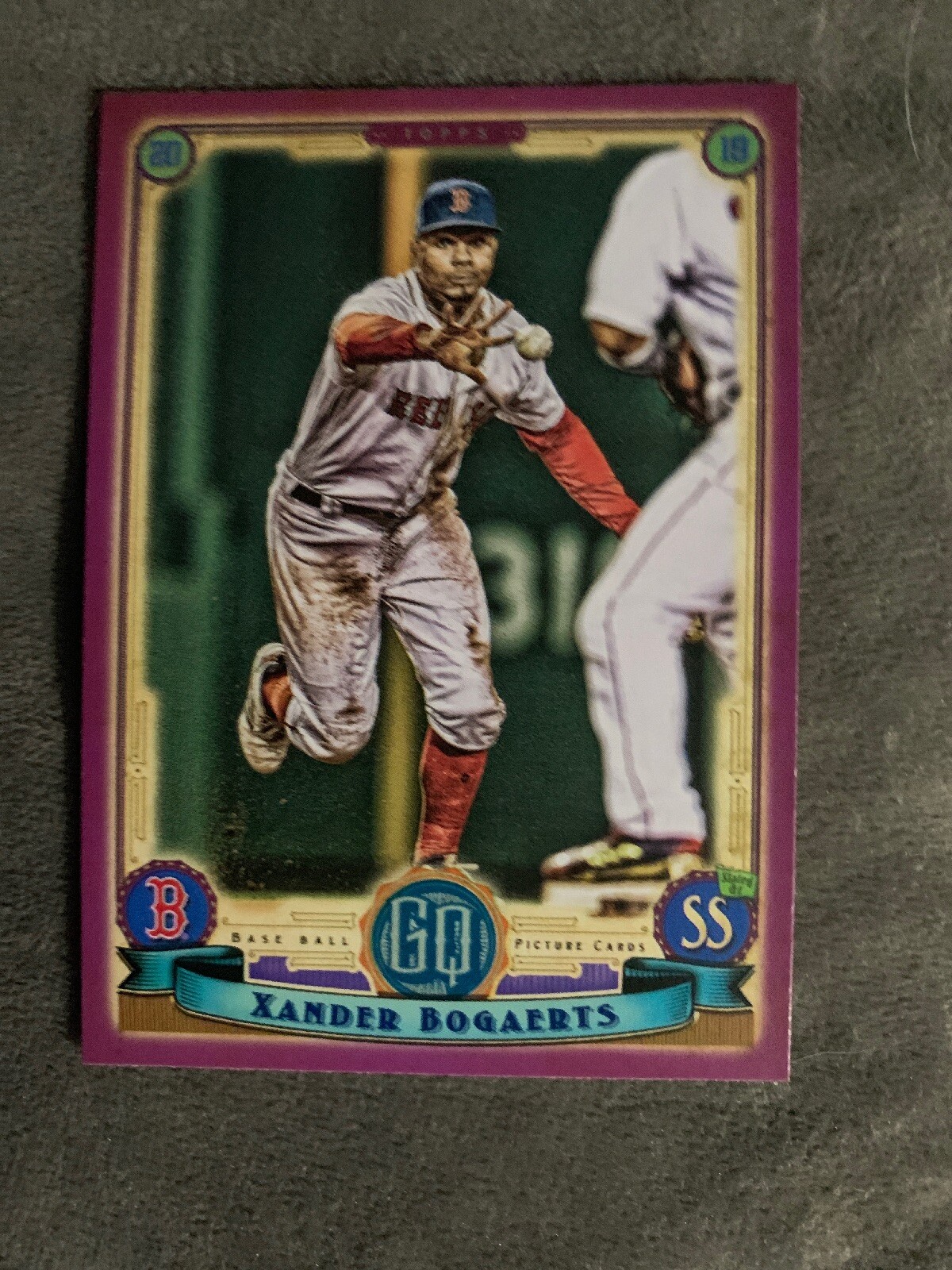 2019 Topps Gypsy Queen Baseball PURPLE Parallel MEGA BOX #23 XANDER BOGAERTS