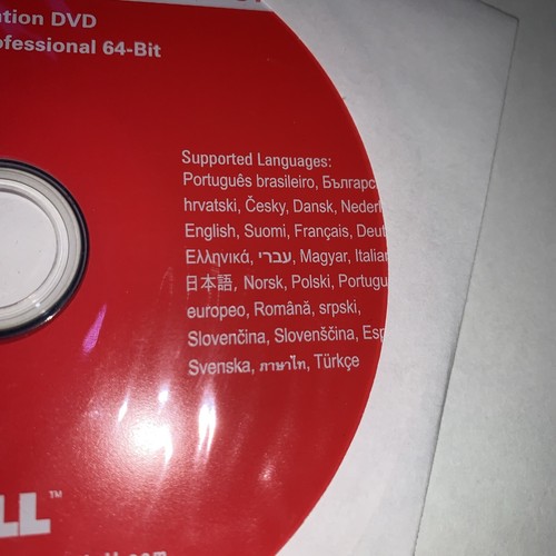 New Dell Windows 7 Professional 64-Bit OS Reinstallation DVDs 0GHFR0 GHFR0 - Picture 3 of 3