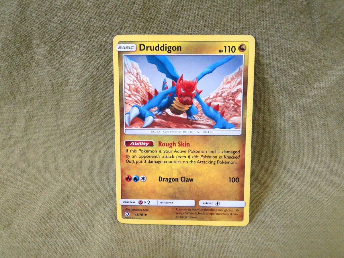 Pokemon Trading Card - Dragon Majesty: Druddigon 45/70