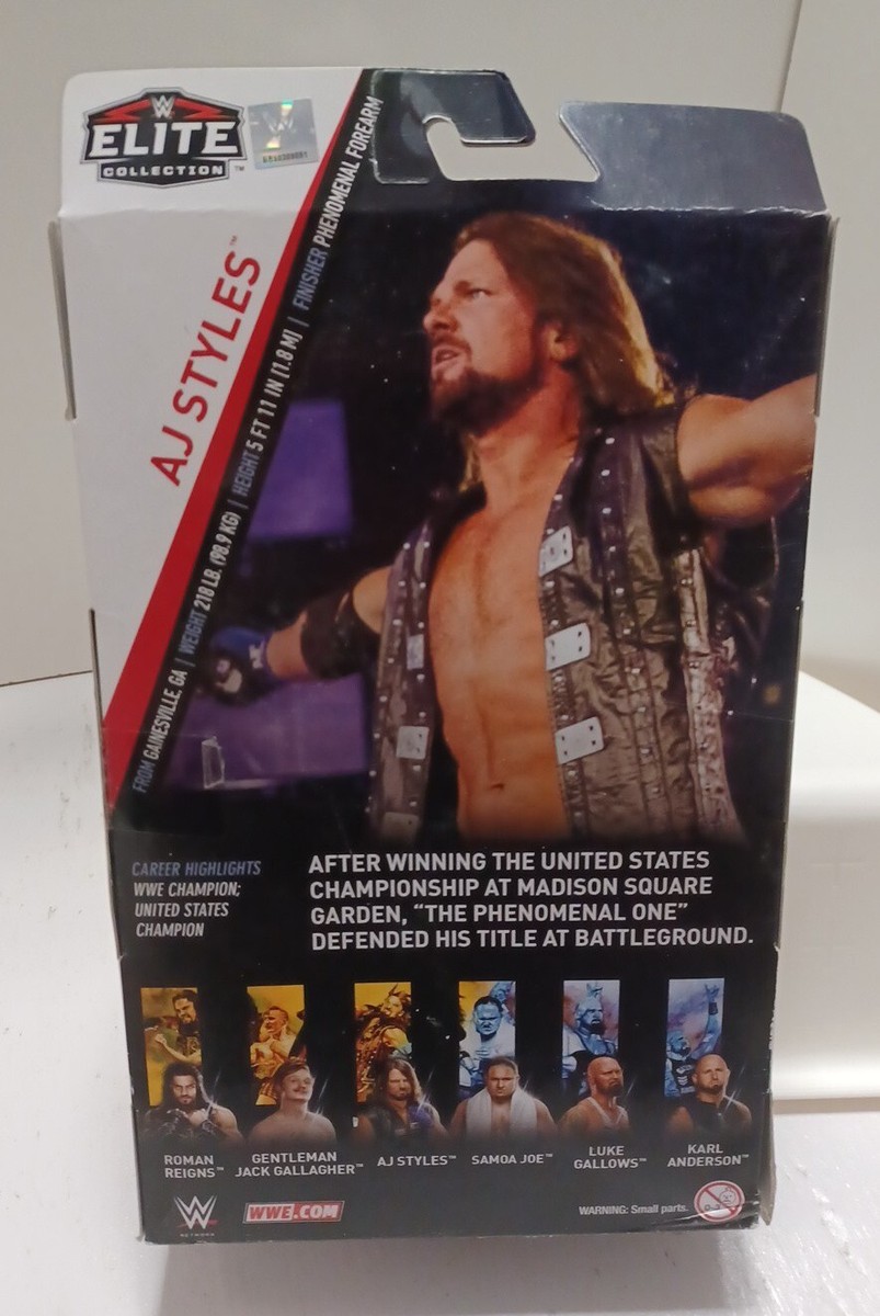 Wrestlemania Wwe Elite Collection - Aj Styles | Cuotas sin interés