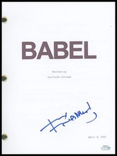 Alejandro Gonzalez Inarritu "Babel" AUTOGRAPH Signed Full Script Screenplay ACOA