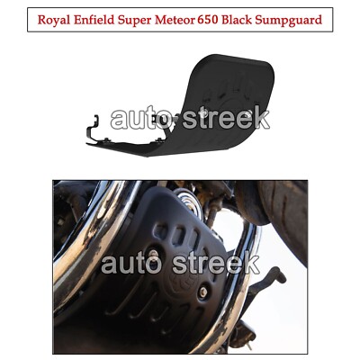 Für Royal Enfield SUPER METEOR 650 Schwarzer Unterfahrschutz