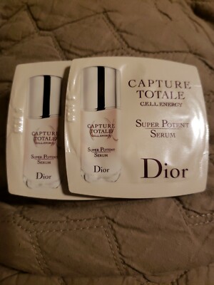 Dior Capture Totale cell energy super potent serum Sample packets 0.03oz set