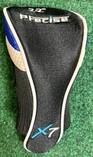 Precise X7 Multicolored 22* Hybrid Rescue Golf Club Headcover Black/Blue/White