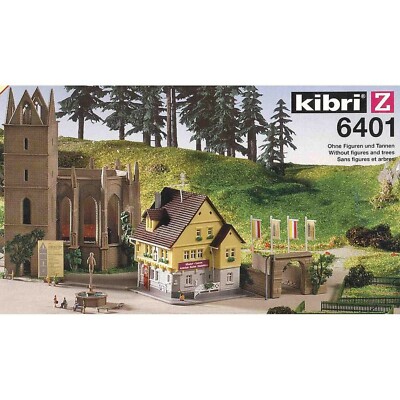 kit di montaggio Kibri Z 6401 Chiesa per plastico ferroviario nuovo
