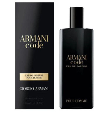 Giorgio Armani Code Men Mini 0.5 oz 15 ml Eau De Parfum Spray Nib Sealed