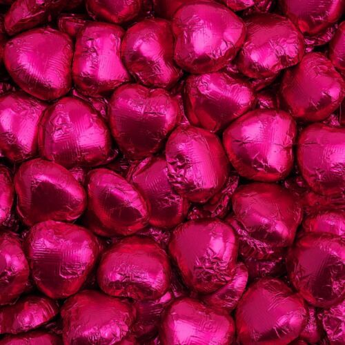 Milk Chocolate Foil Wrapped Hearts (x82 Hearts) - Picture 32 of 46