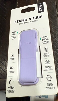 Clckr Stand & Grip Phone Grip | Color: Purple.