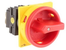 Image of 1 x 1 Pole Panel Mount Non Fused Isolator Switch, NO, 20 A, 6.5 kW, IP65