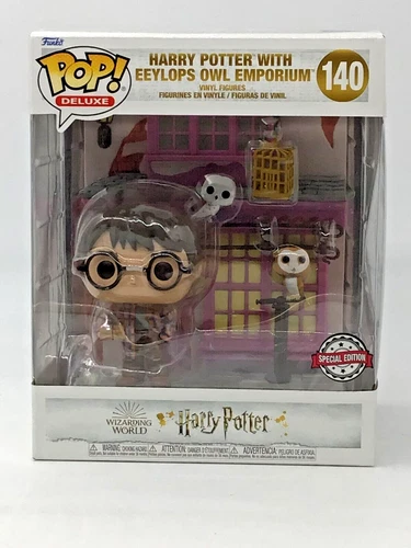 Funko Pop! 6" Deluxe Harry Potter With Eeylops Owl Emporium #140 Special Edition