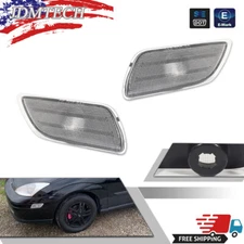 Front Left & Right Side Marker Lights Clear Lens Housings For 2000-04 Ford Focus
