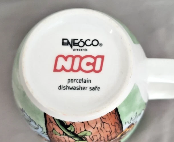 Taza de café de cerámica Enesco NICI Animal Leopardo Guepardo 16 oz Foto 4 de 4