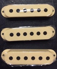 48mm FENDER STRATOCASTER VINTAGE CREAM SET PICKUP COVERS