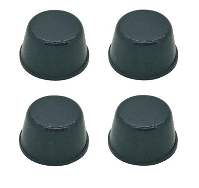 4x Silikonkautschuk selbstklebende Gerätefüße ca. ø12x7 (Gummifüße,Gehäusefüße)
