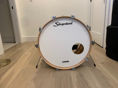 Slingerland White Marine Pearl 14x22 Bass Drum