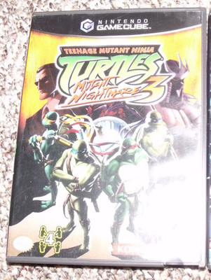 GAMECUBE TMNT 3 MUTANT NIGHTMARE NINTENDO