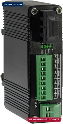 Industrial Serial Rs232 Rs485 Rs422 to Fiber Converter Bidirectional High Speed