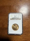 1932 GOLD UNITED STATES $10 DOLLAR INDIAN HEAD COIN PCGS MINT STATE 62