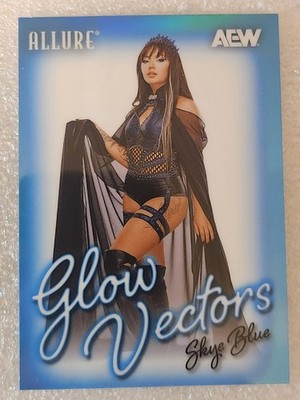 GV-21 SKYE BLUE 2026 Upper Deck AEW Allure GLOW VECTORS