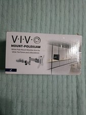 VIVO Steel Universal Pole Mount Monitor Arm VESA Plate  Fits 17" to 32" Screens