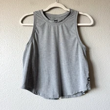 REI Co-op Active Pursuits Tank Top Size XS Gray Back Slit Hiking Workout UPF 50