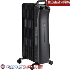 Adjustable 1500W Oil Filled Heater Portable Quiet Indoor Energy Efficient New