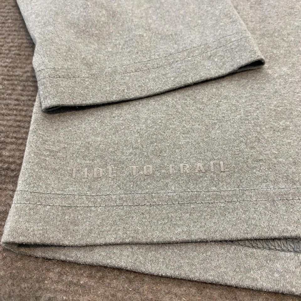 Suéter Southern Tide Para Hombres Grande Gris Cuarto Cremallera Pullover T3 Tide To Trail Foto 3 de 4