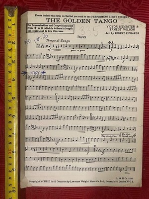 Noten ''The Golden Tango'' für Bass REF00062