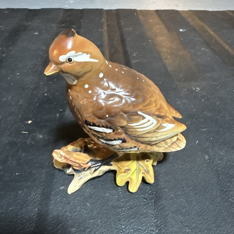 Norcrest Vintage Ceramic Quail 6” High