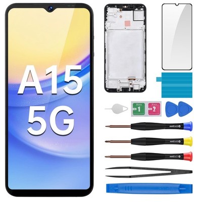 for Samsung Galaxy A15 5G AMOLED Screen Replacement with Frame AMOLED Display...