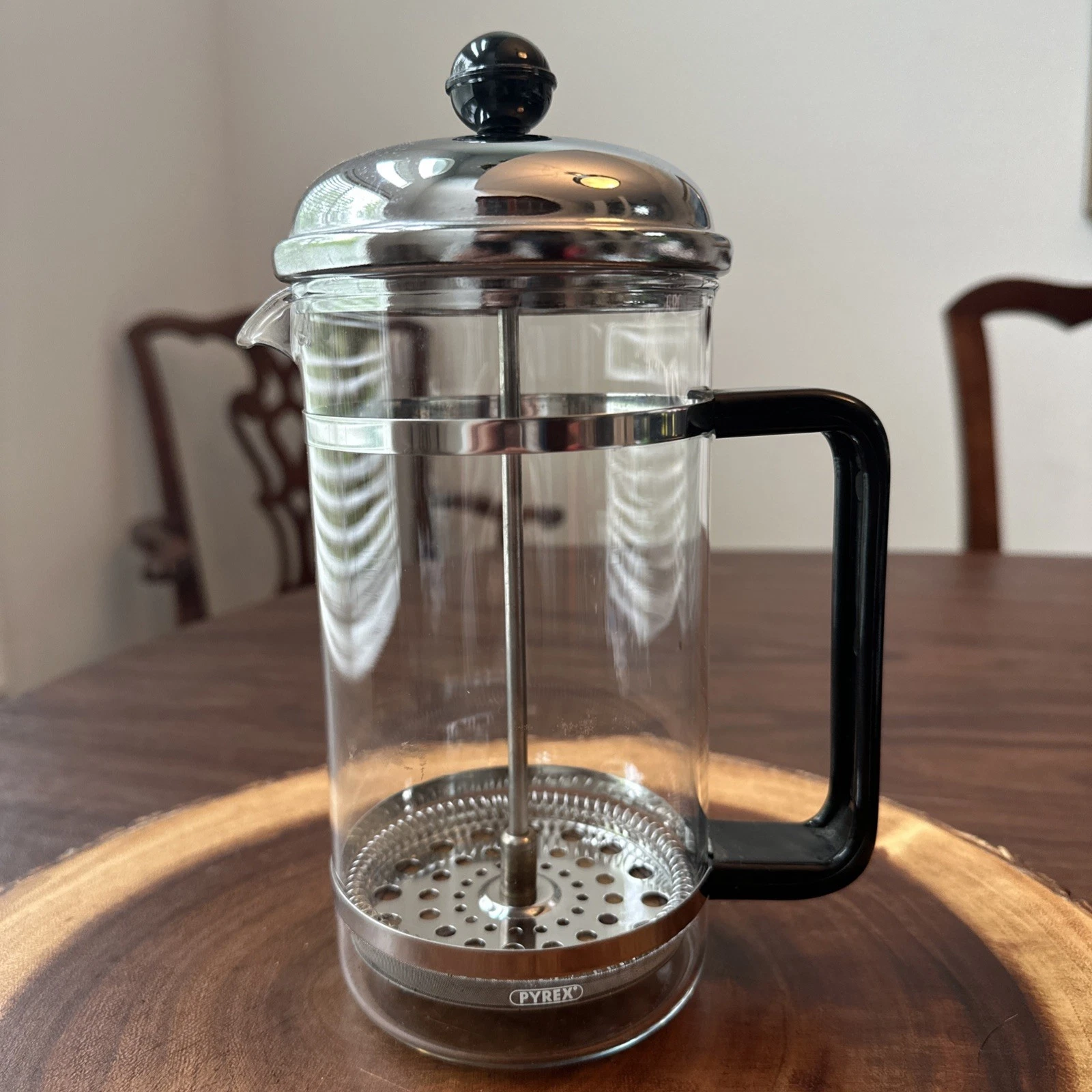 PYREX Vintage French Press Glass 7”