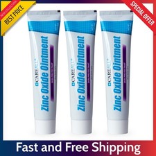 3 Pack CareAll Zinc Oxide 20 Ointment - 2 oz. Skin Protectant Diaper Rash Care.