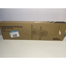 Best Buy Essentials - Extended Tilt TV Wall Mount for Most 32–70" TVs - Black