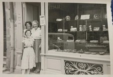 1950's Magasin Pâtisserie Confiserie Glaces Commerce France Photo