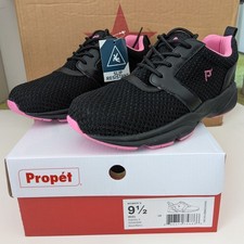 Propet Stability X WAA032M Women's Athletic Shoe Black/Berry Size: 9.5 (D-Wide)