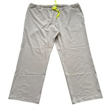 Figs Pisco Basic Scrub pants mens 5XL khaki beige drawstring elastic waist