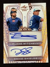 2024 Leaf Trinity DUAL ROOKIE AUTO Blake Mitchell, David Shields 39/49