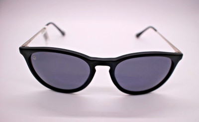 KNOCKAROUND SUNGLASSES MARY JANES MATTE BLACK / GOLD/ SMOKE LENS POLARIZED