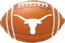 Texas Longhorns NCAA College Sports Party Decoration 18" Football Mylar Balloon