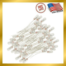 20-pack 3mm 12v Miniature Indicator Bulb Incandescent Filament Lamp Halogen Set