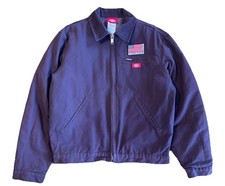 Vintage Dickies Blanket-Lined Canvas Jacket Dark Brown Men s Medium