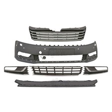 Set Stoßstange vorne+Zubehör VW Passat B7 36 Bj. 10-14 für PDC 6 Löcher SRA