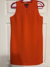 Lauren Ralph Lauren Shift Dress Orange Sz 10P