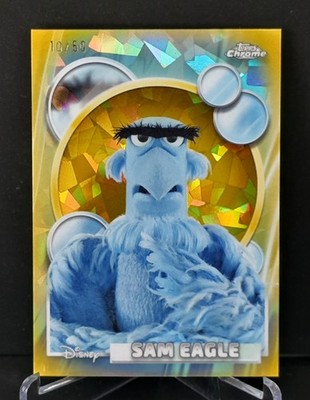 2026 Topps Chrome Disney Sapphire - Sam Eagle - #60 Gold Refractor /50