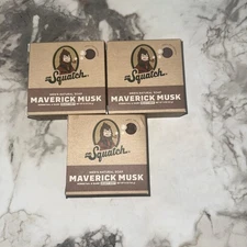 3 Bars Dr. Squatch Mens Natural Soap Maverick Musk Horsetail & Sand Heavy Grit