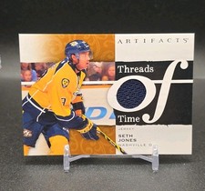 2021-22 Upper Deck Artifacts Threads of Time Seth Jones Jersey Nashville