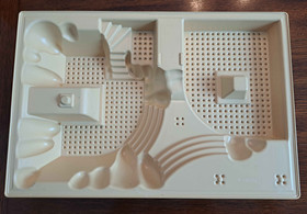 LEGO World City: Coast Watch Hq 7047 LEGO 44510 3D RAISED BASE PLATE