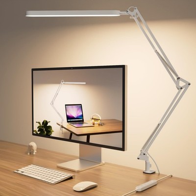 Led Desk Lamp - 31.5'' Desk Light - 5 Color Modes X 11 Brightness Levels - Adj...